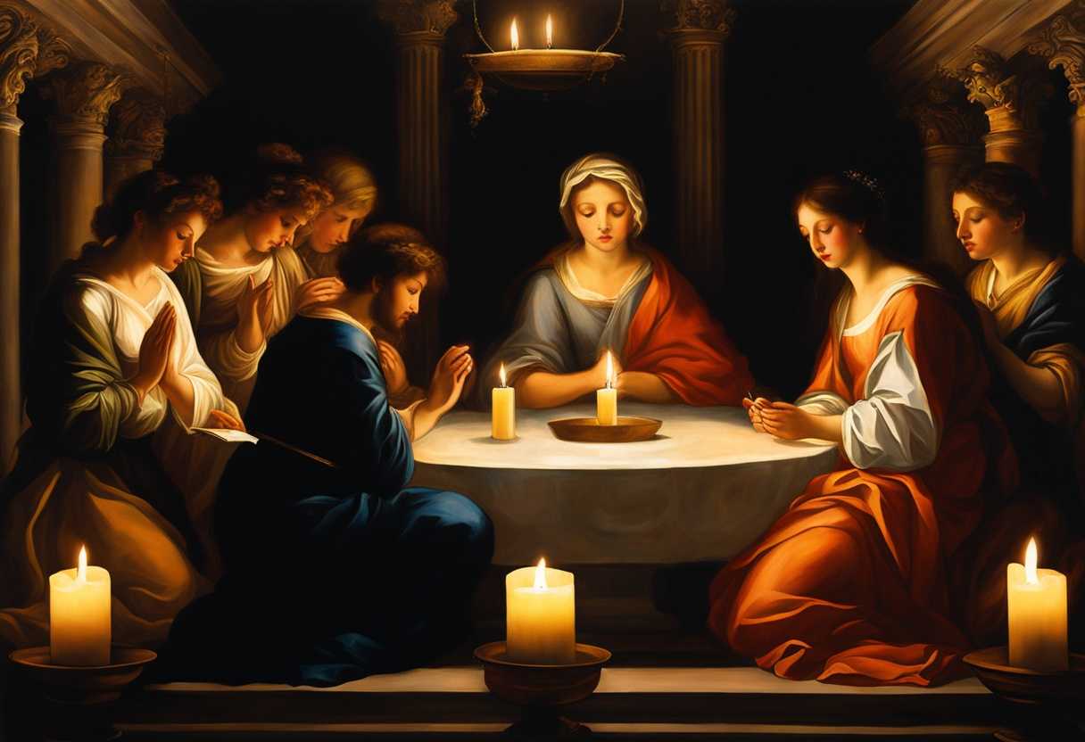 A-candlelit-circle-of-prayer-faces-aglow-hearts-united-in-serene-reflection_dmao