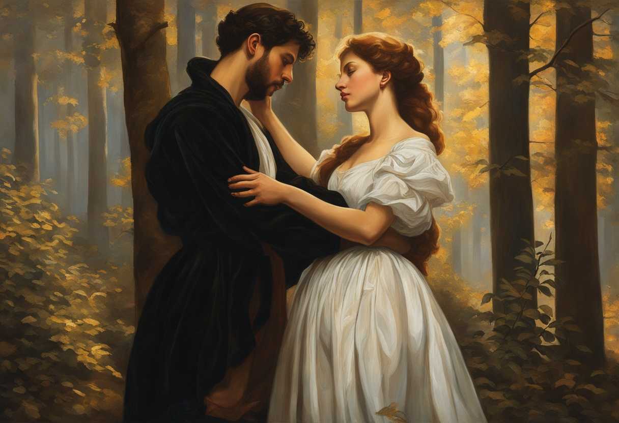 A-couple-in-a-sunlit-forest-hands-clasped-embodying-love-and-hope-for-new-beginnings_ttam