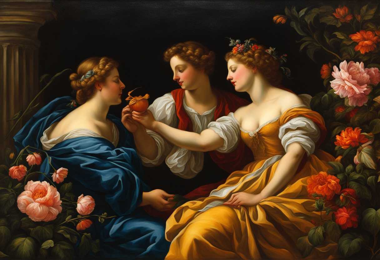 A-couple-shares-a-joyful-summer-evening-fingers-intertwined-surrounded-by-vibrant-flowers_fofu