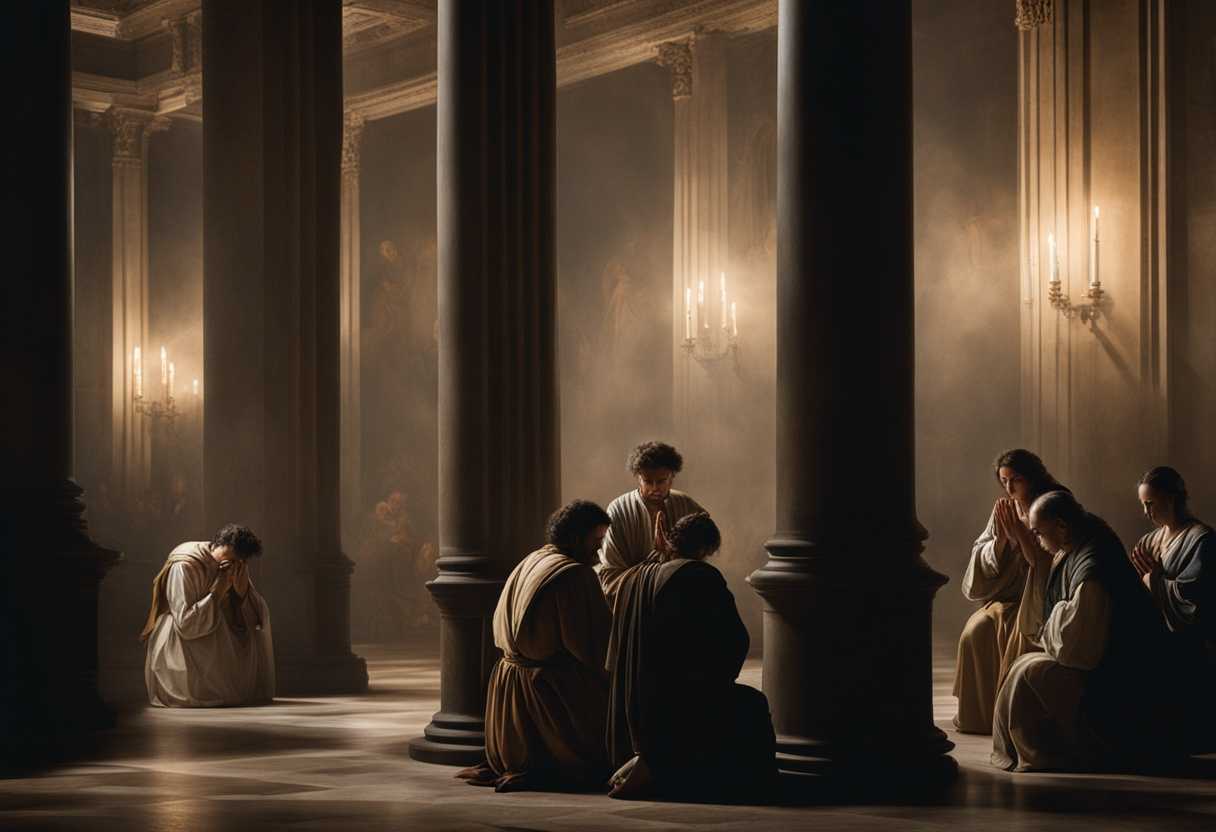 A-dimly-lit-room-individuals-praying-with-serene-expressions-hands-clasped-whispers-of-hope_oecd