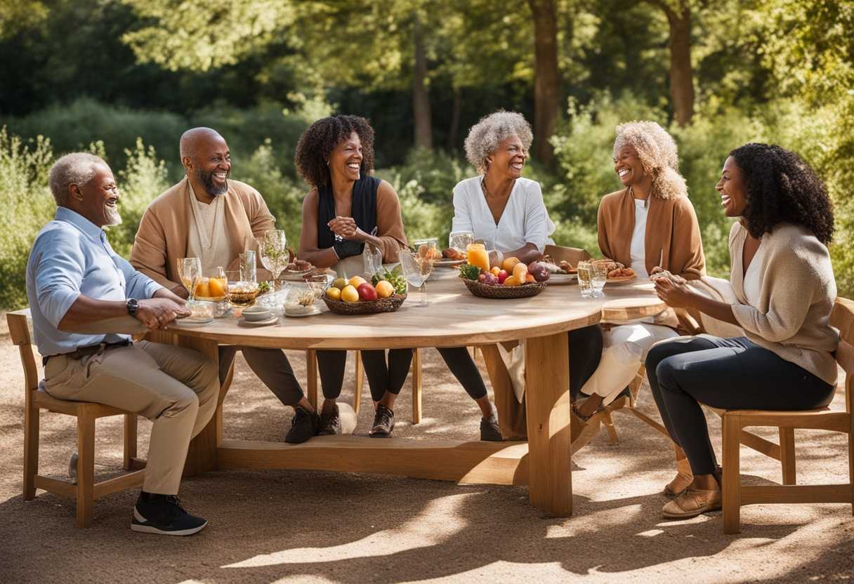 A-diverse-group-enjoys-outdoor-health-activities-sharing-knowledge-and-laughter-under-sunlit-trees_gnyk