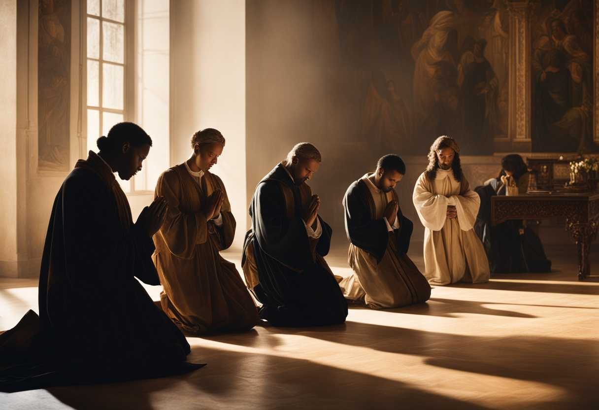 A-diverse-group-of-individuals-praying-together-in-a-tranquil-softly-lit-room_piyd