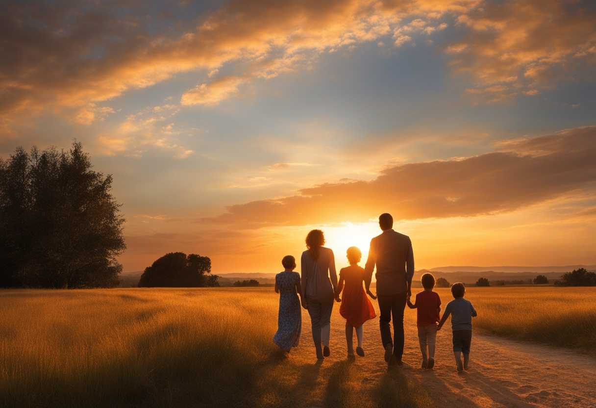 A-family-gathers-at-sunset-sharing-a-moment-of-spiritual-connection-and-passing-down-values_qjjr