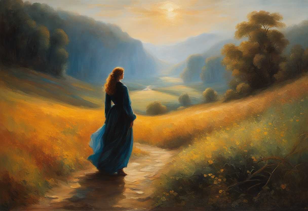A-lone-figure-in-a-vibrant-serene-landscape-bathed-in-soft-ethereal-light_ewze
