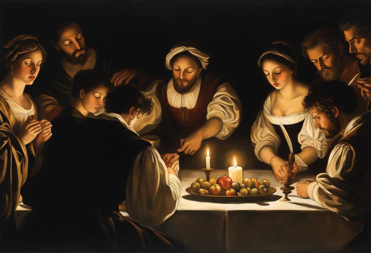 A-serene-candlelit-gathering-hands-clasped-faces-illuminated-by-deep-emotion-and-shared-grief_kzpf