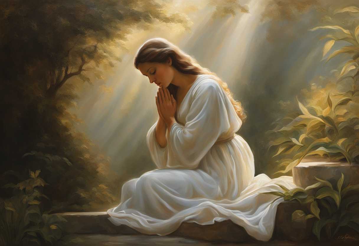 A-serene-figure-in-prayer-surrounded-by-soft-light-and-nature-s-whispers_vlvf