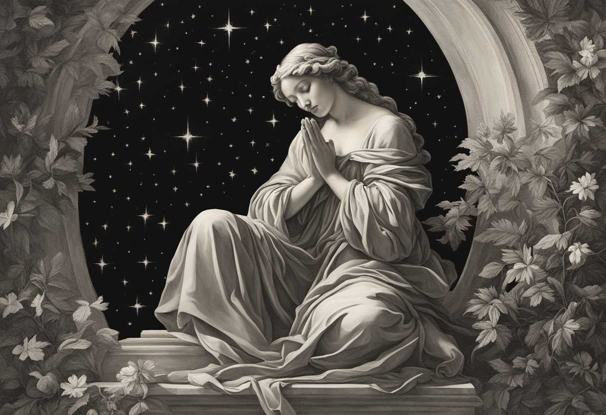 A-serene-figure-prays-under-a-starry-sky-embraced-by-nature-s-tranquility-and-peace_ergl