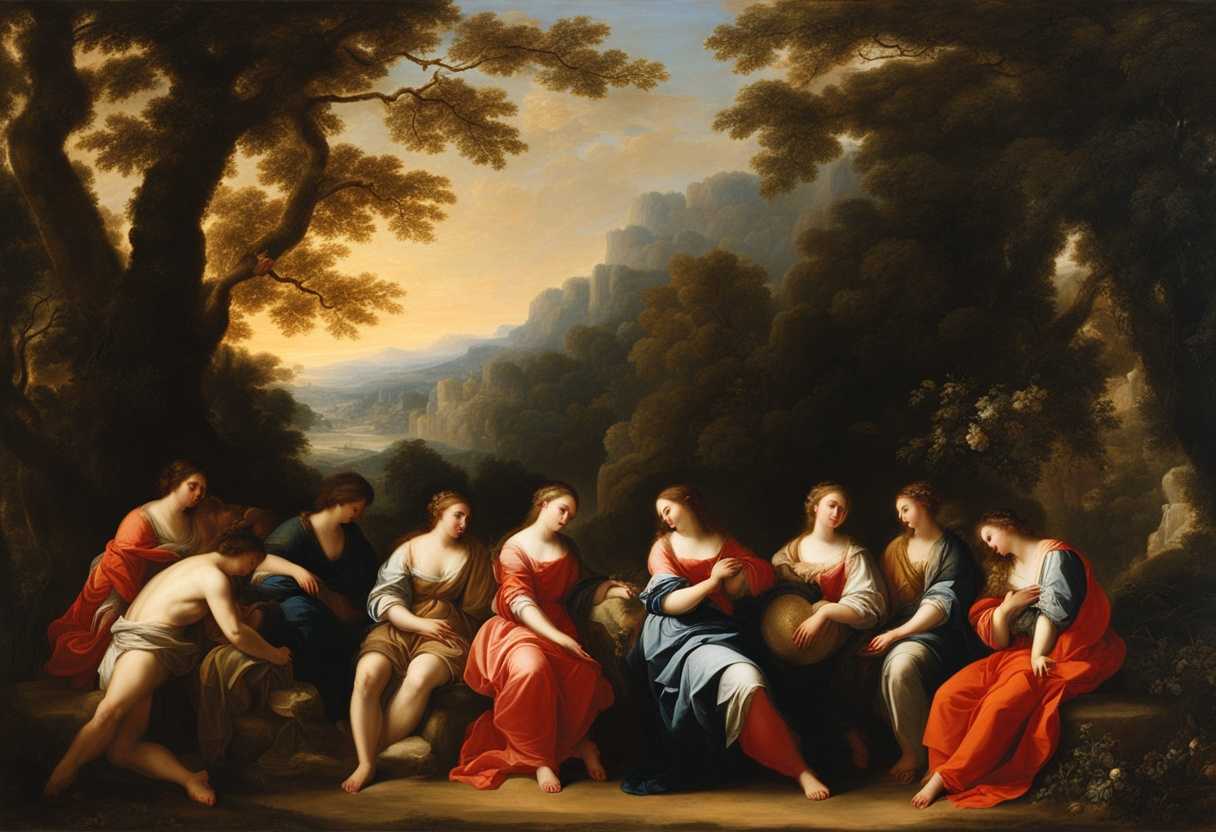 A-serene-gathering-in-nature-hands-clasped-eyes-closed-bathed-in-soft-sunlight_fony