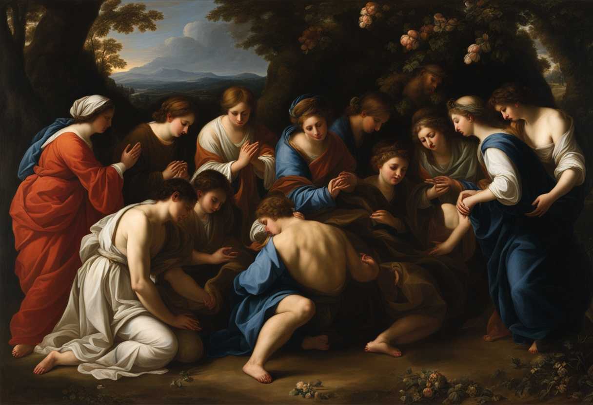 A-serene-gathering-in-nature-individuals-praying-hands-clasped-embodying-peace-and-unity_ihxq