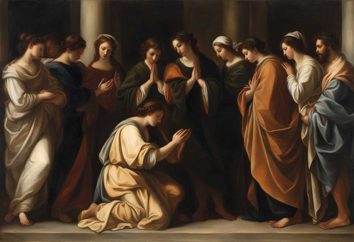 A-serene-gathering-in-soft-light-individuals-praying-with-clasped-hands-embodying-hope-and-unity_zwqi