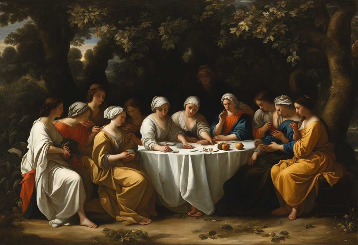 A-serene-gathering-under-trees-hands-clasped-united-in-silent-devotion-and-reflection_lqge
