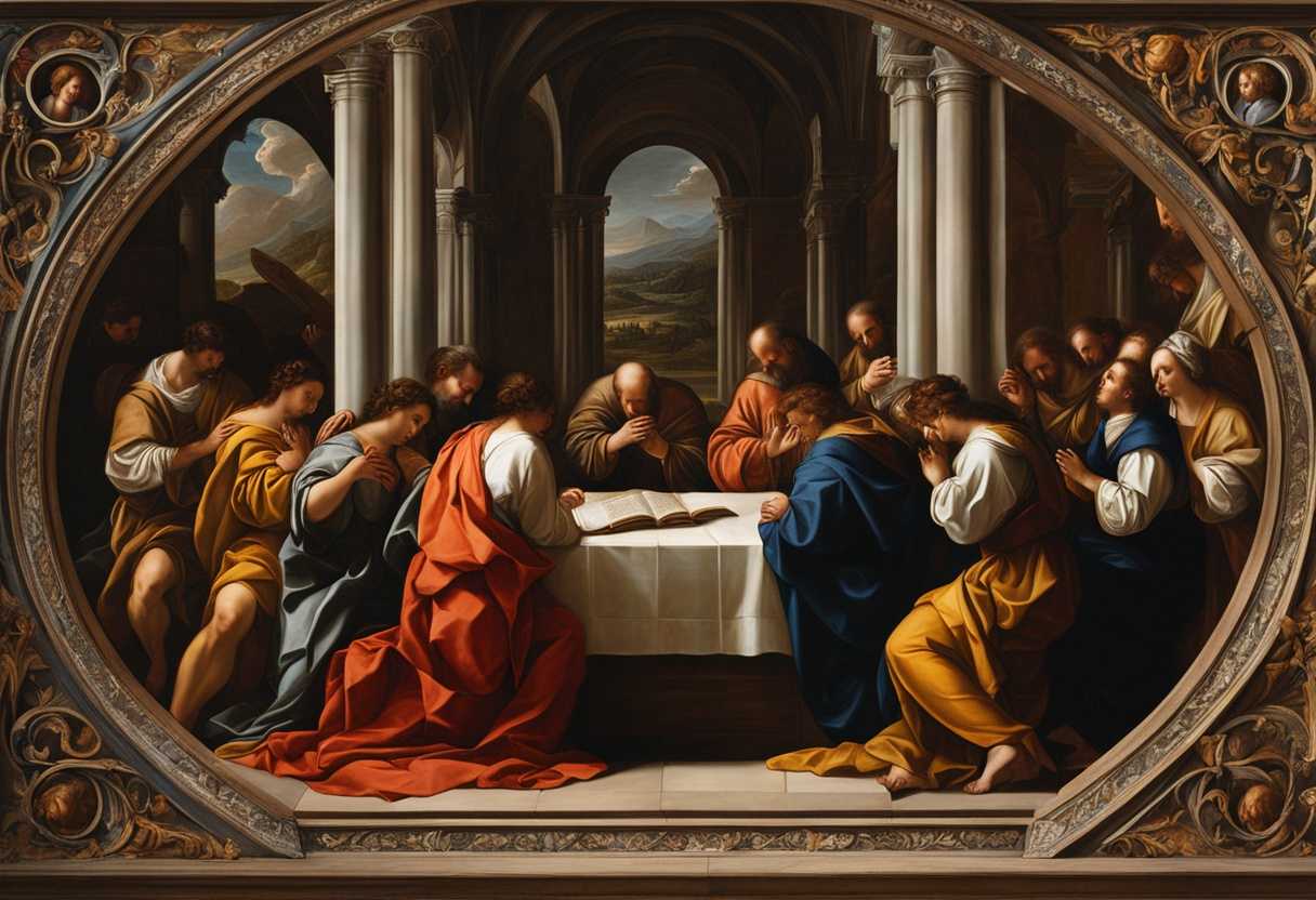 A-solemn-group-prays-under-stained-glass-united-in-hope-and-quiet-reverence_ldue