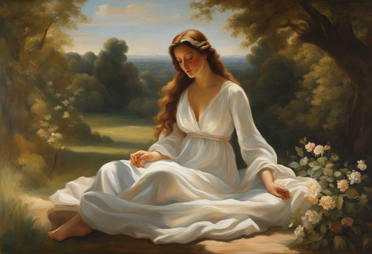 A-tranquil-figure-meditates-in-soft-sunlight-surrounded-by-nature-s-calming-embrace_emse