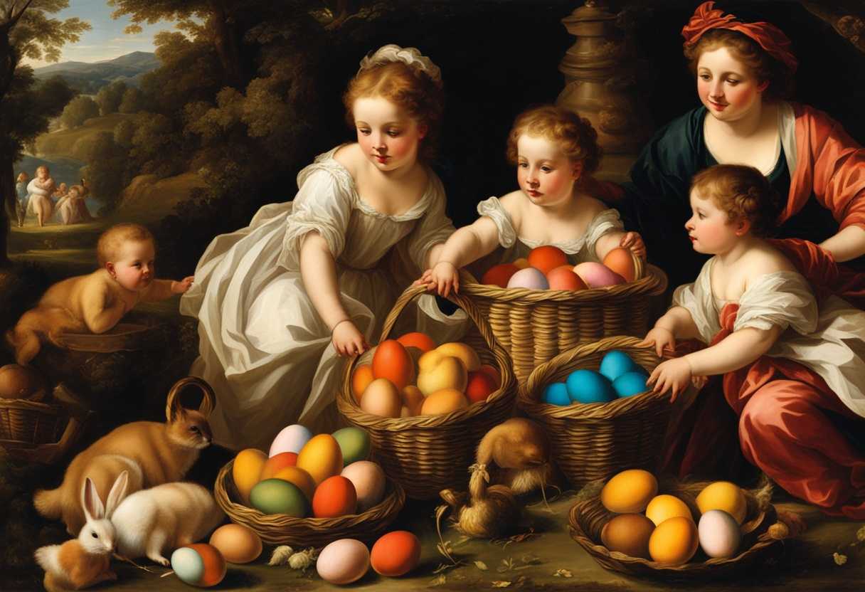 A-vibrant-Easter-celebration-with-colorful-eggs-laughter-and-families-enjoying-the-sunny-day_rmmc