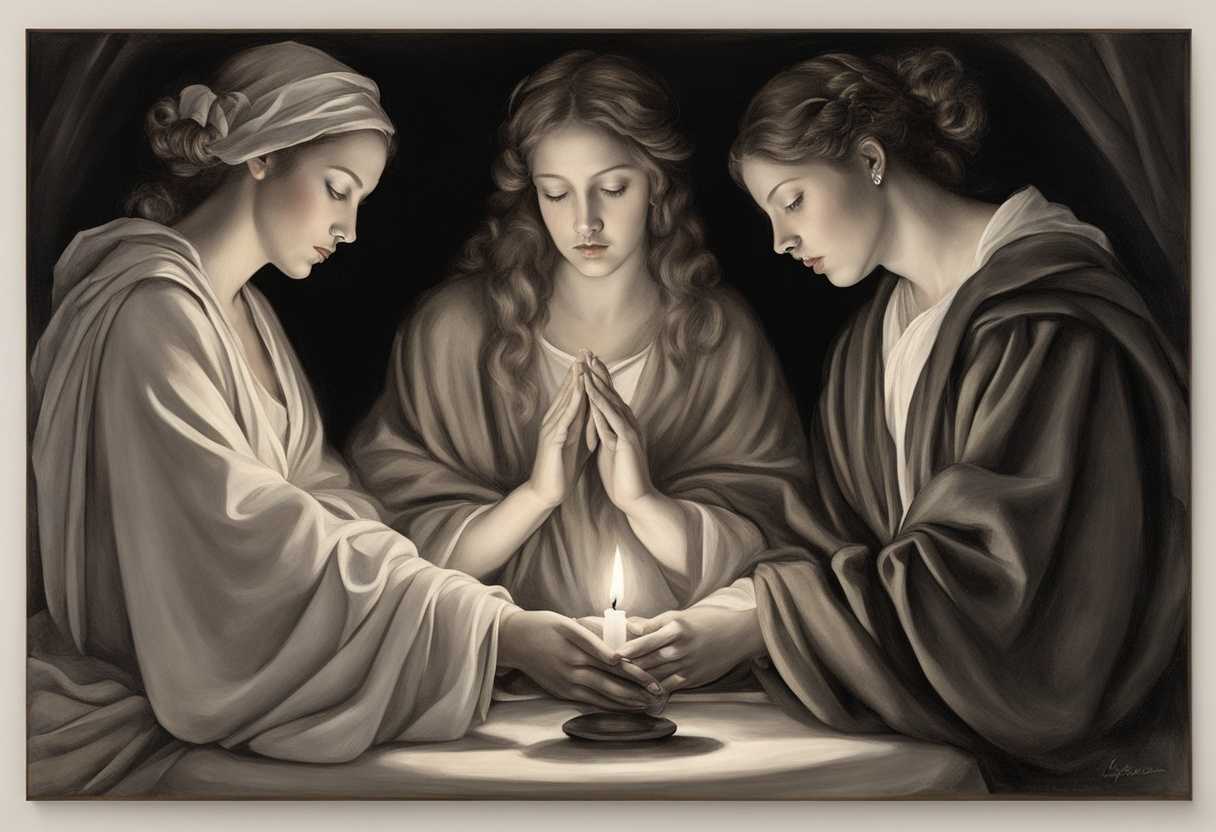 Candlelit-prayer-circle-clasped-hands-serene-faces-whispers-of-hope-unity-in-vulnerability_ynmr