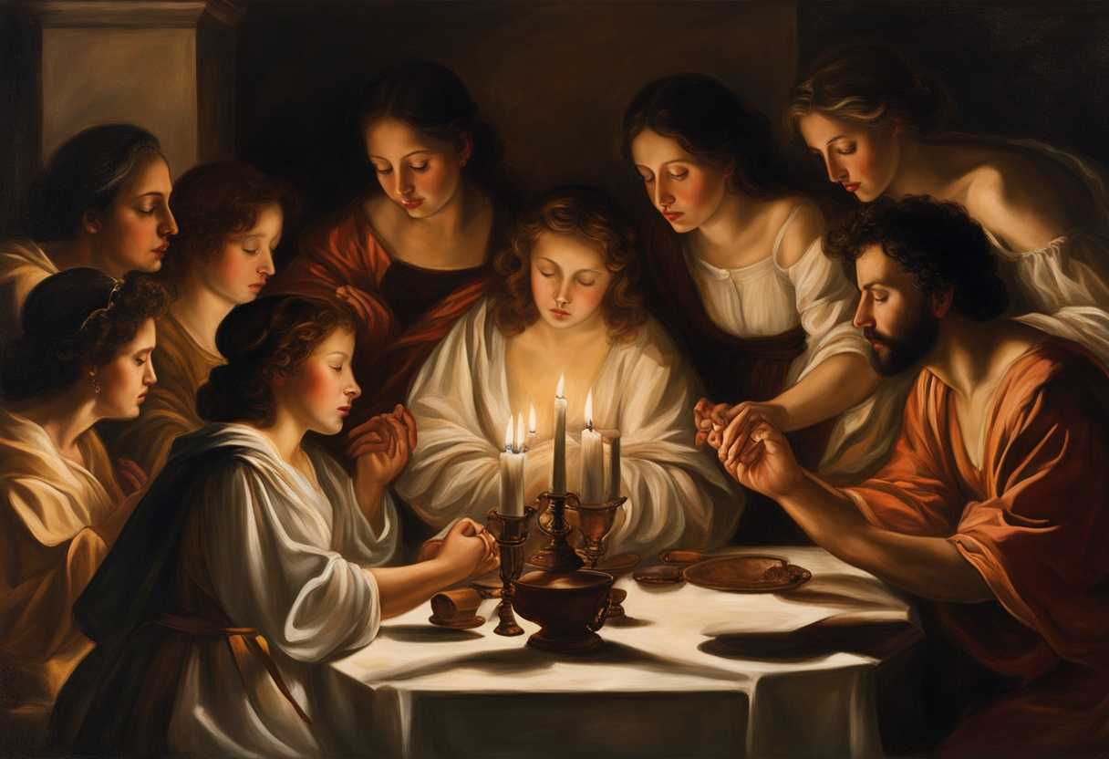 Candlelit-prayer-gathering-serene-faces-clasped-hands-whispers-of-hope-unity-in-vulnerability_bpfq