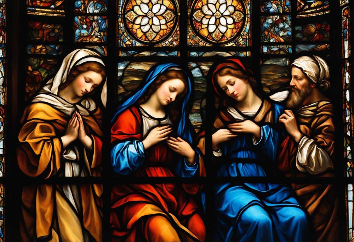 Caregivers-in-prayer-illuminated-by-stained-glass-embodying-unity-hope-and-quiet-strength_qtdh