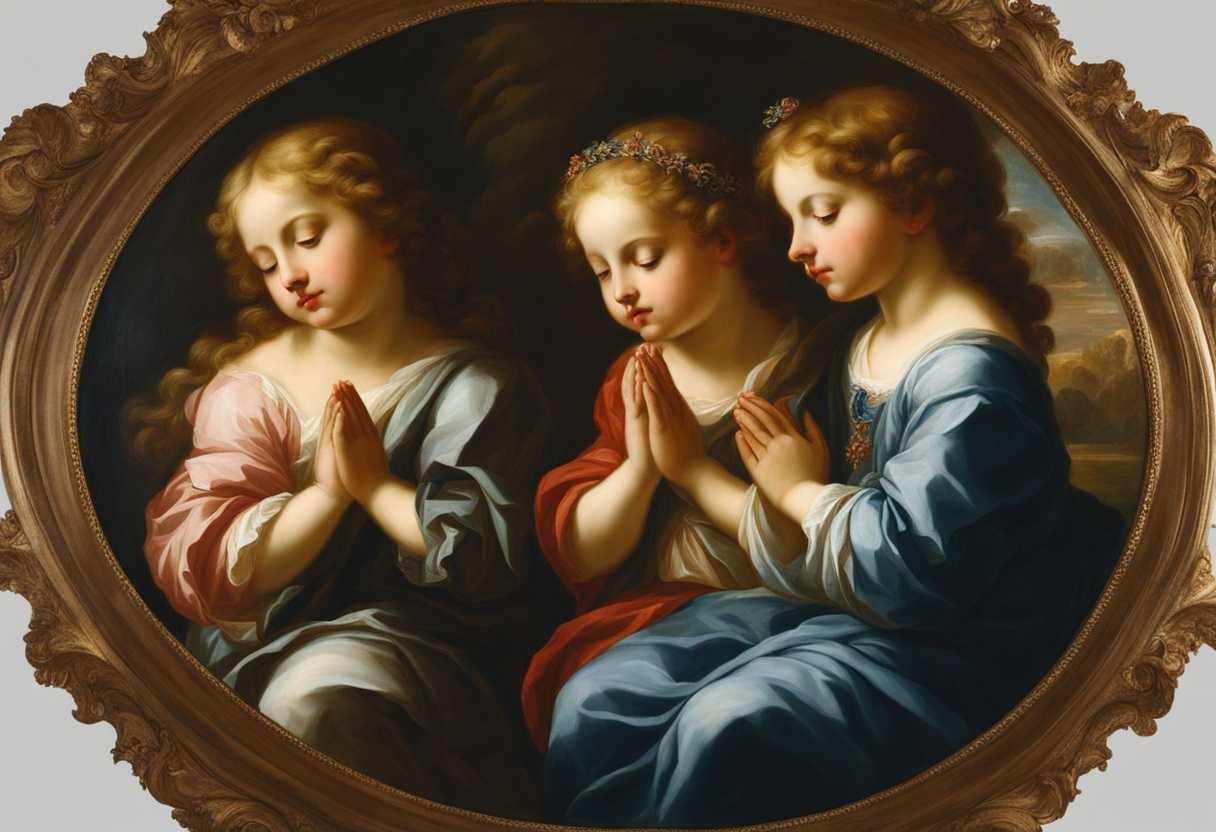Children-in-a-serene-light-praying-with-closed-eyes-and-clasped-hands-embodying-innocence-and-fait_atpp