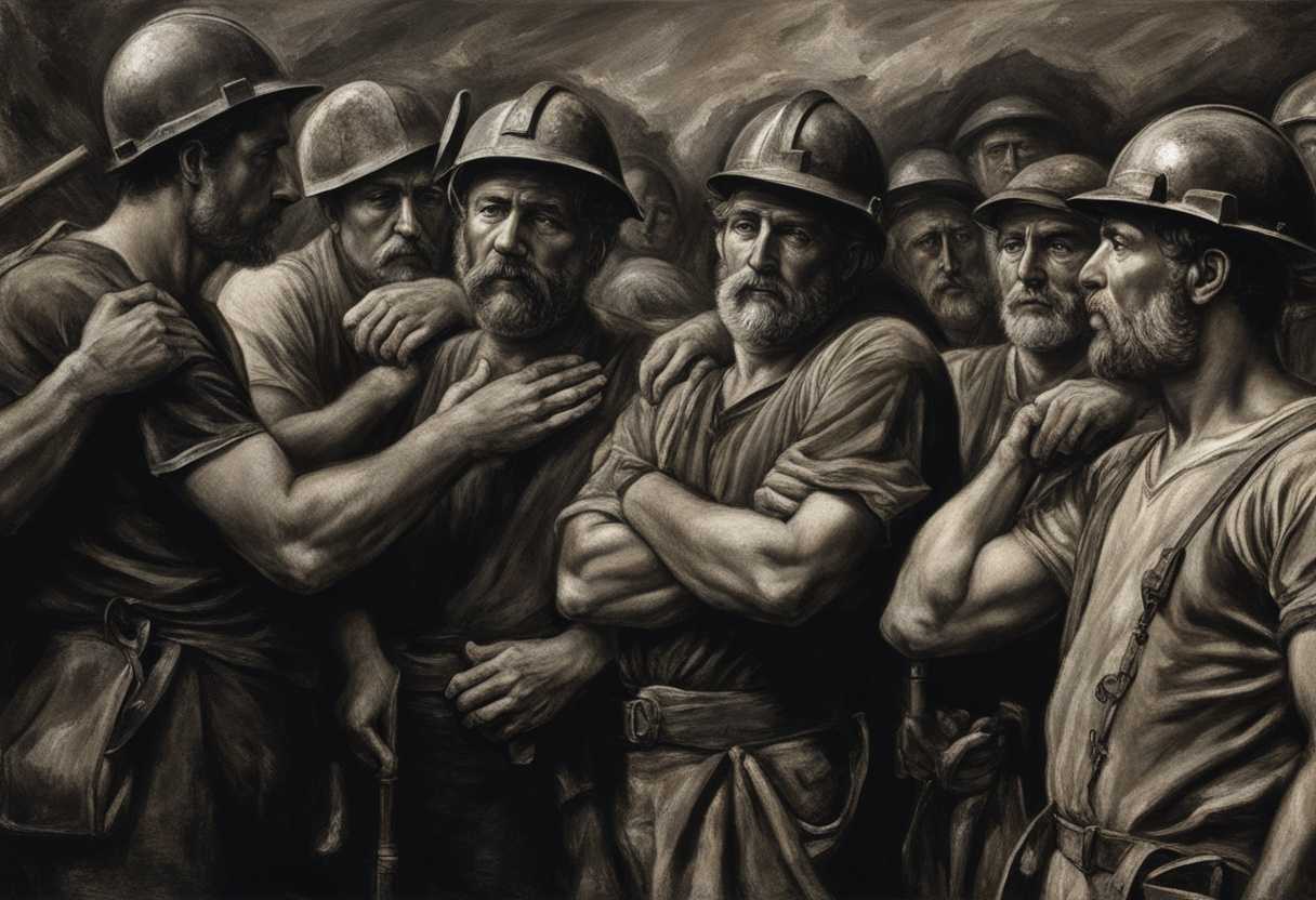 Coal-miners-gather-in-solidarity-faces-smudged-hands-clasped-dim-headlamp-glow-showing-resilienc_bkid