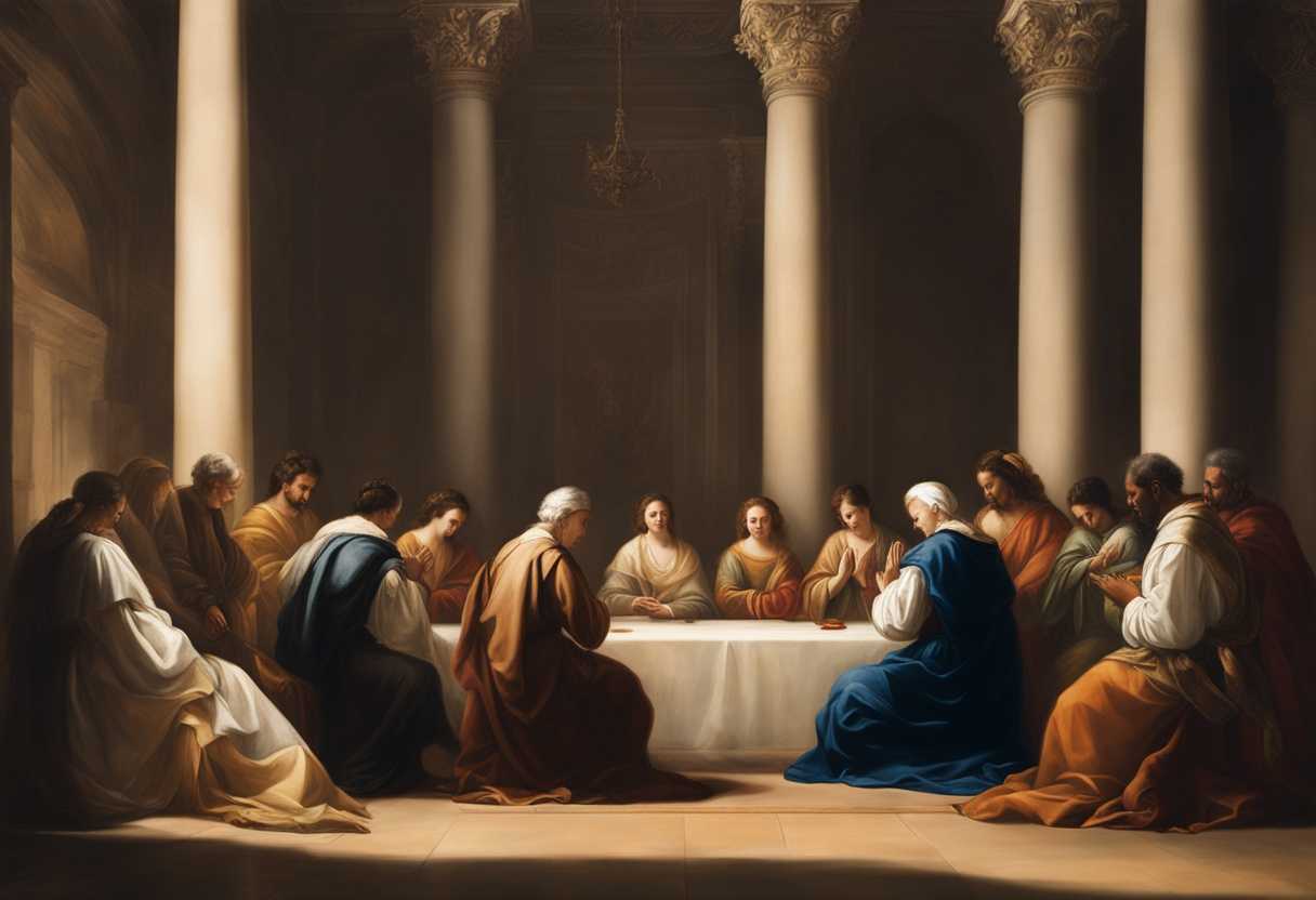 Diverse-group-in-prayer-circle-under-soft-light-united-in-solemnity-and-peace_inay
