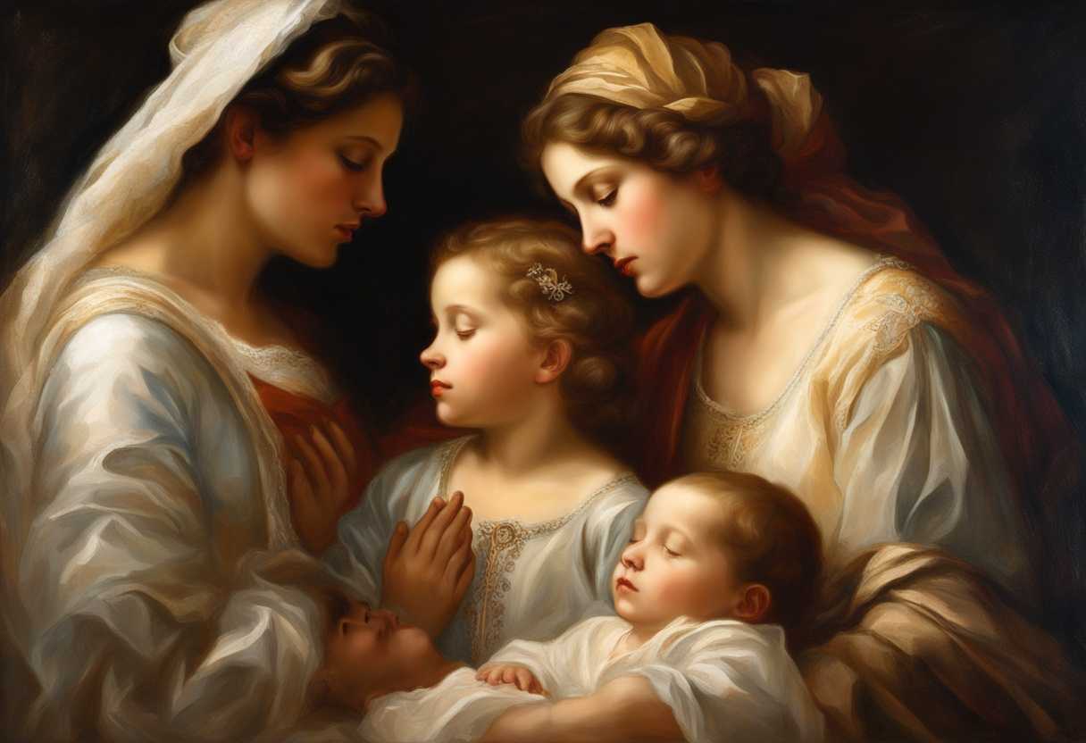 Family-huddled-in-prayer-bathed-in-soft-light-united-in-solemn-trust-and-spiritual-connection_fyjw