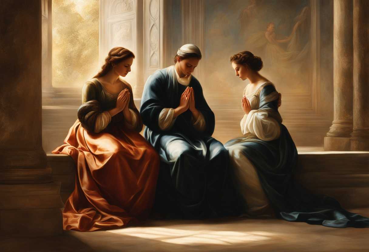 Family-huddled-in-prayer-bathed-in-warm-light-capturing-intimate-moment-of-spirituality_hqwg