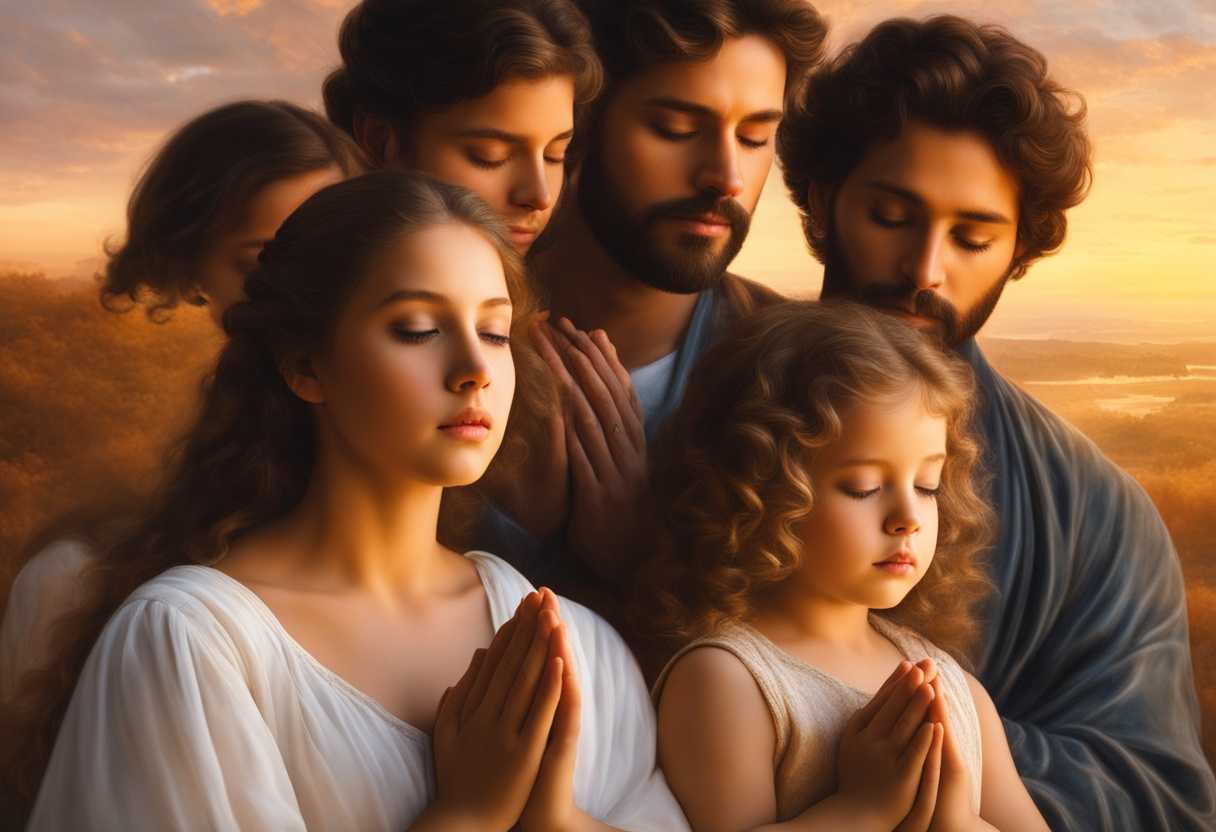 Family-prayer-at-sunrise-soft-light-illuminates-faces-hands-clasped-in-unity-serene-devotion_mjsn