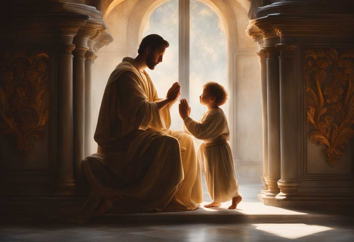 Father-and-child-embrace-in-prayer-bathed-in-soft-light-radiating-love-and-peace_xsyi