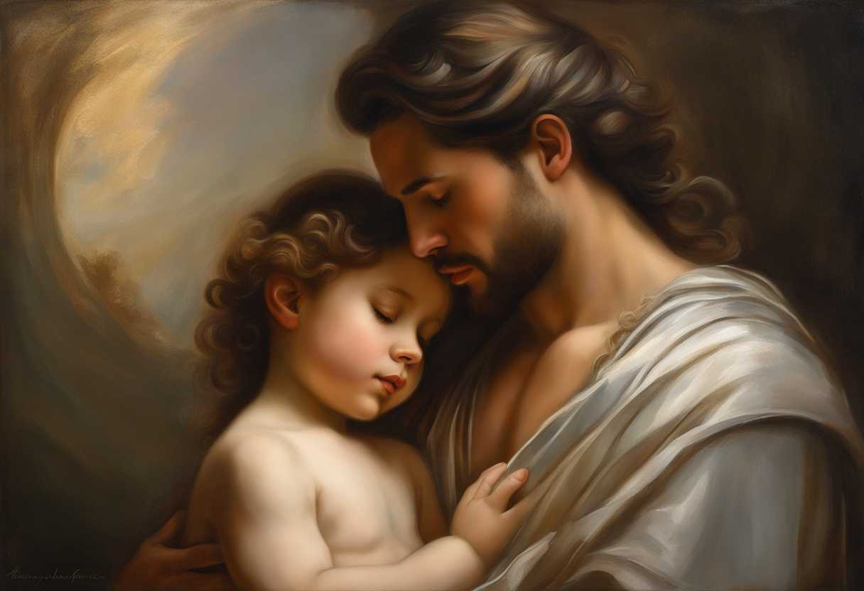 Father-and-child-share-a-serene-embrace-embodying-trust-comfort-and-love-in-soft-light_shvw