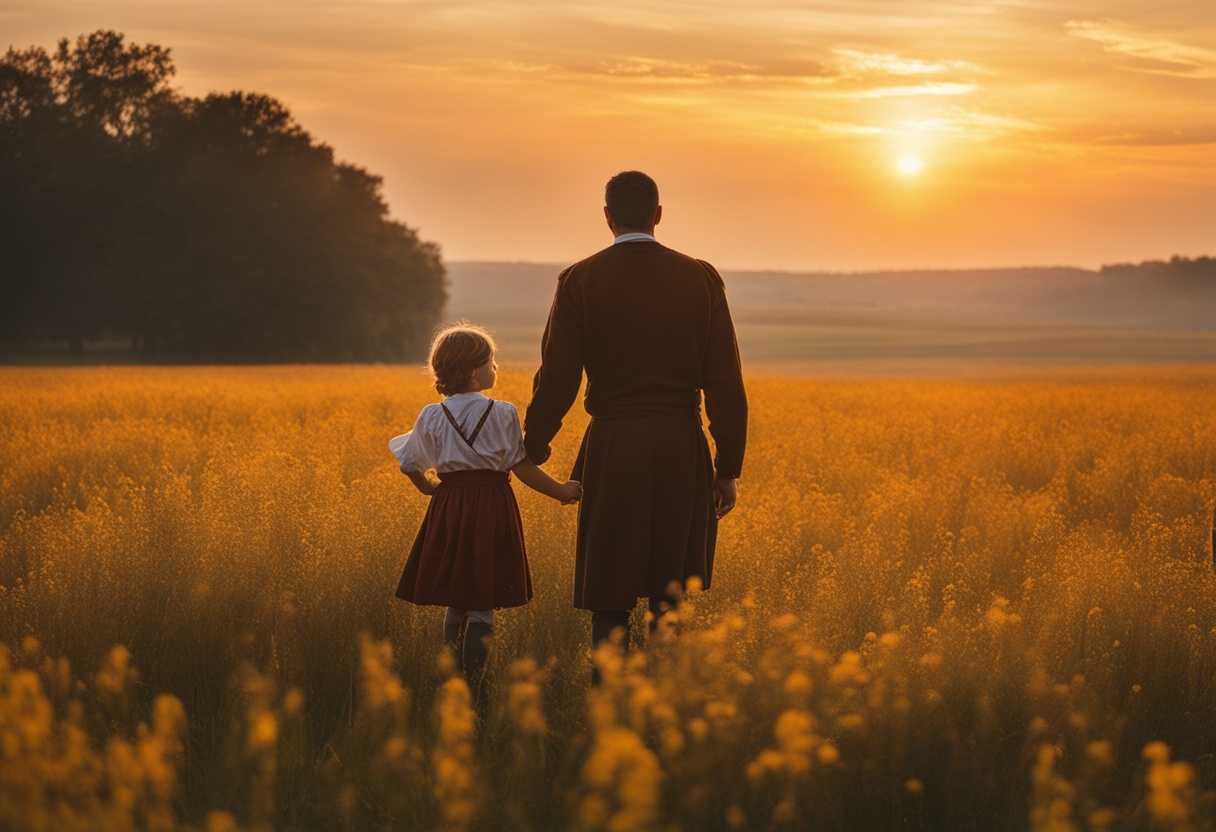 Father-and-children-in-a-serene-sunrise-field-sharing-love-and-wonder-in-quiet-reflection_mhck