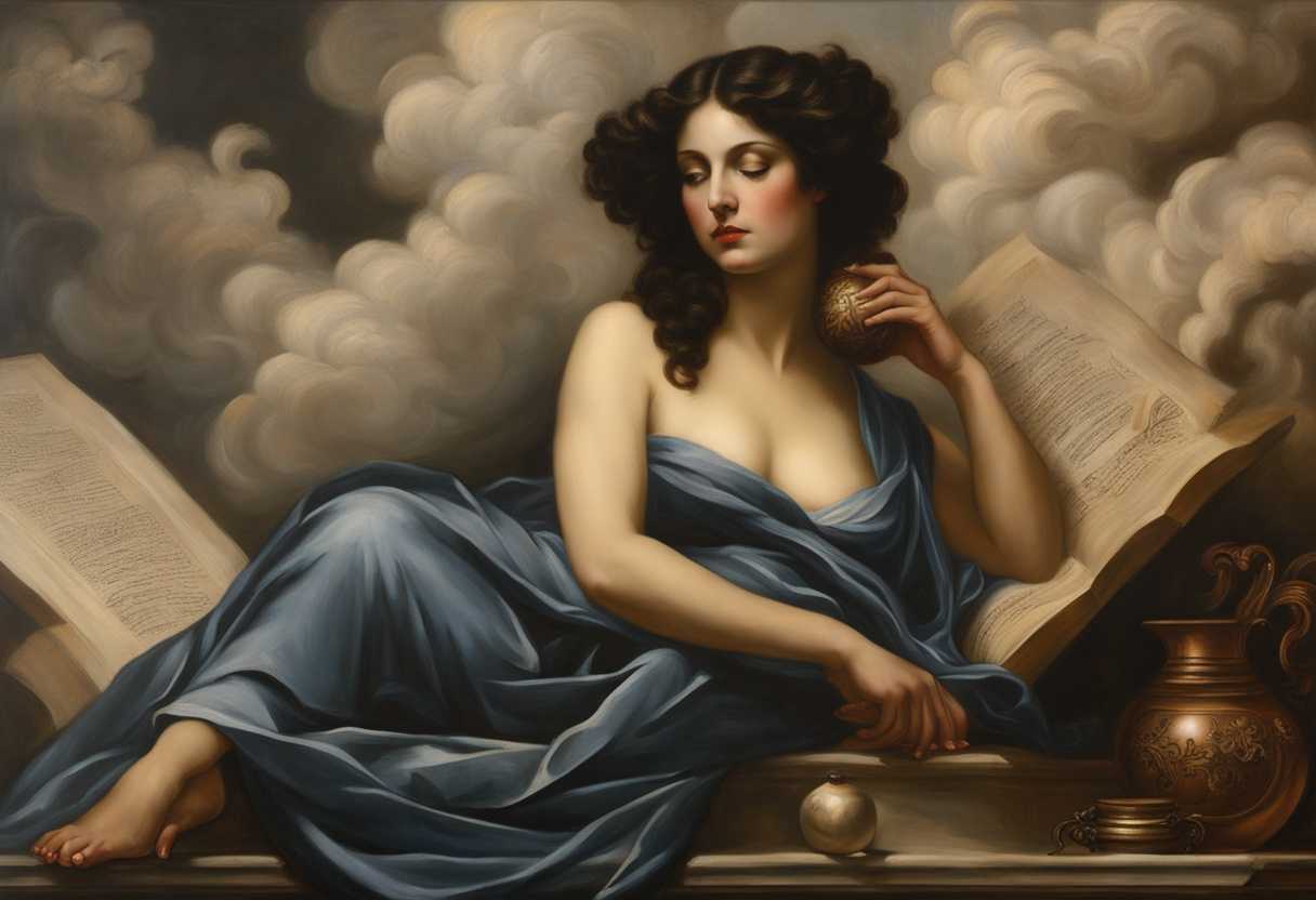Lilith-illuminated-by-soft-light-contemplates-ancient-scrolls-embodying-wisdom-and-timeless-elega_seyc