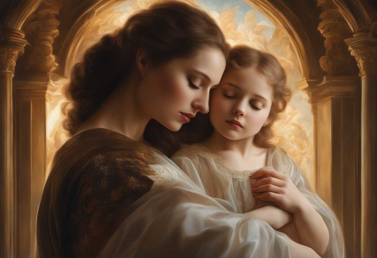 Parent-and-daughter-pray-together-bathed-in-soft-light-embodying-love-trust-and-protection_xvjo