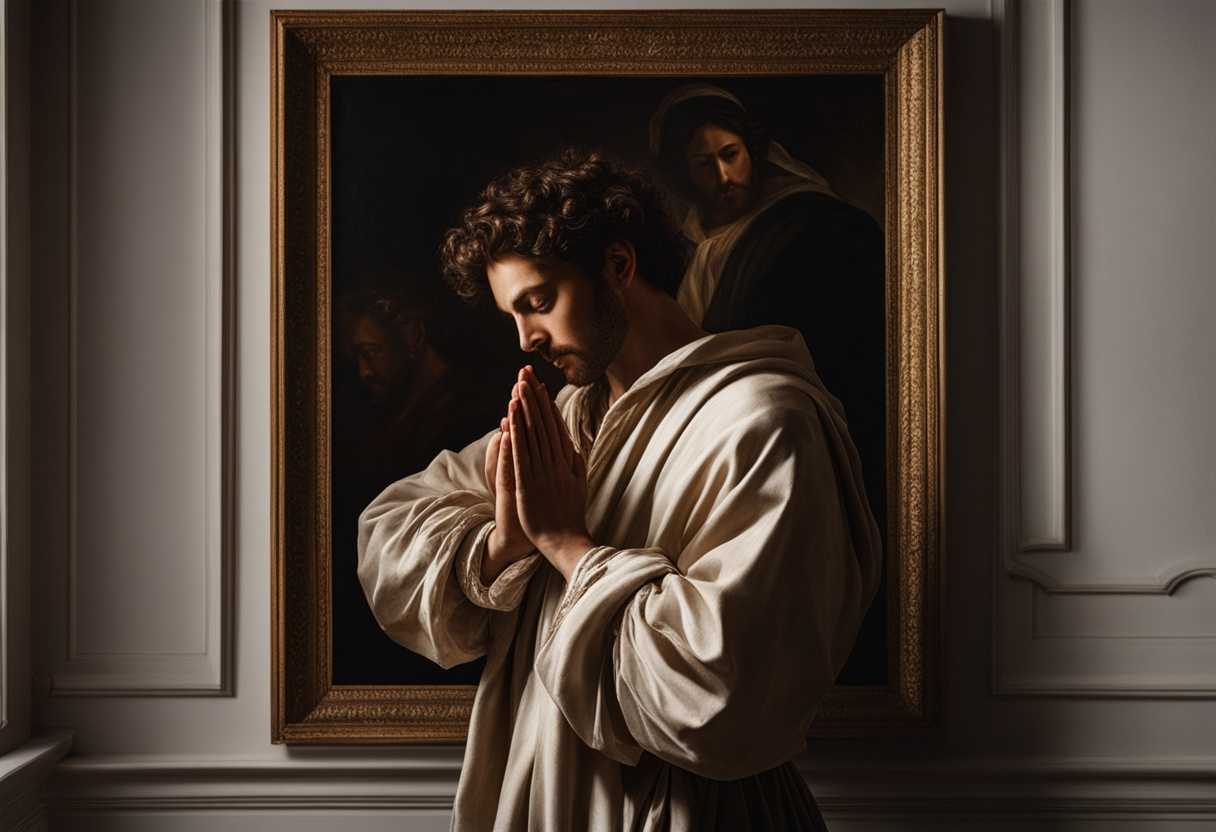 David-stands-in-a-dimly-lit-room-eyes-closed-hands-raised-in-prayer-feeling-a-deep-spiritual-conn_teby