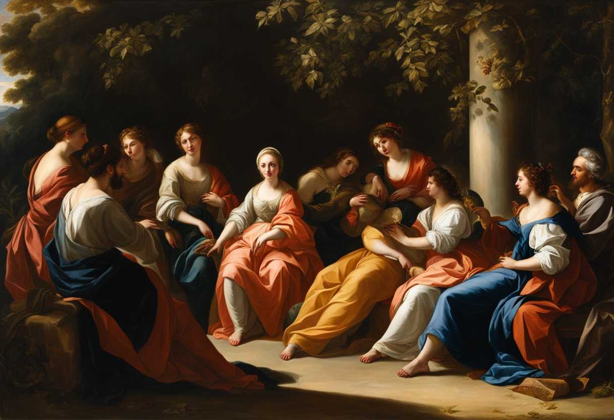 Diverse-group-in-a-sunlit-circle-relaxed-and-united-showcasing-harmony-and-beauty_twio