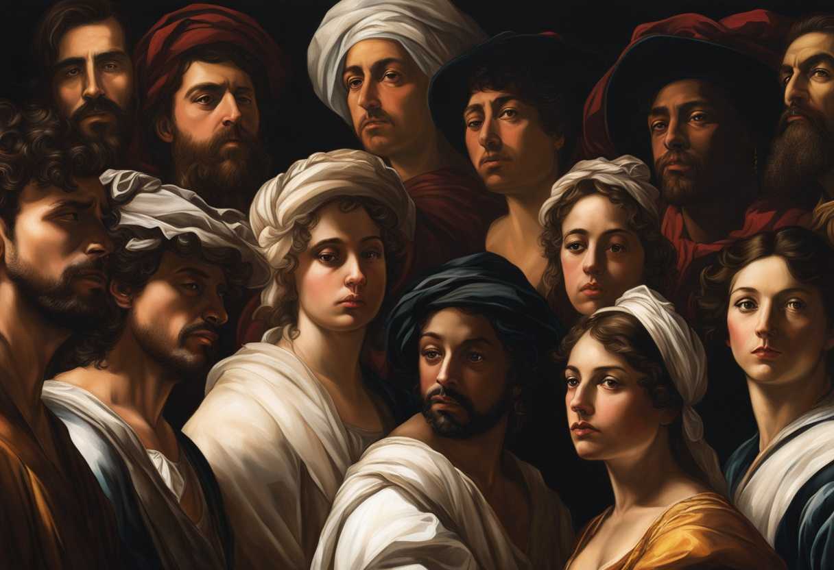 A-diverse-group-of-individuals-stand-united-their-faces-reflecting-shared-emotions-under-dramatic-l_laqm