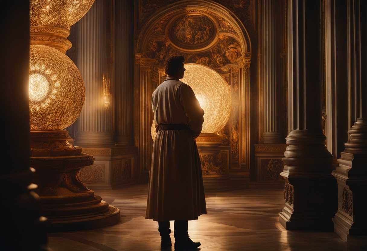 Person-gazes-in-awe-at-glowing-object-intricate-details-shining-in-warm-light_ynvr