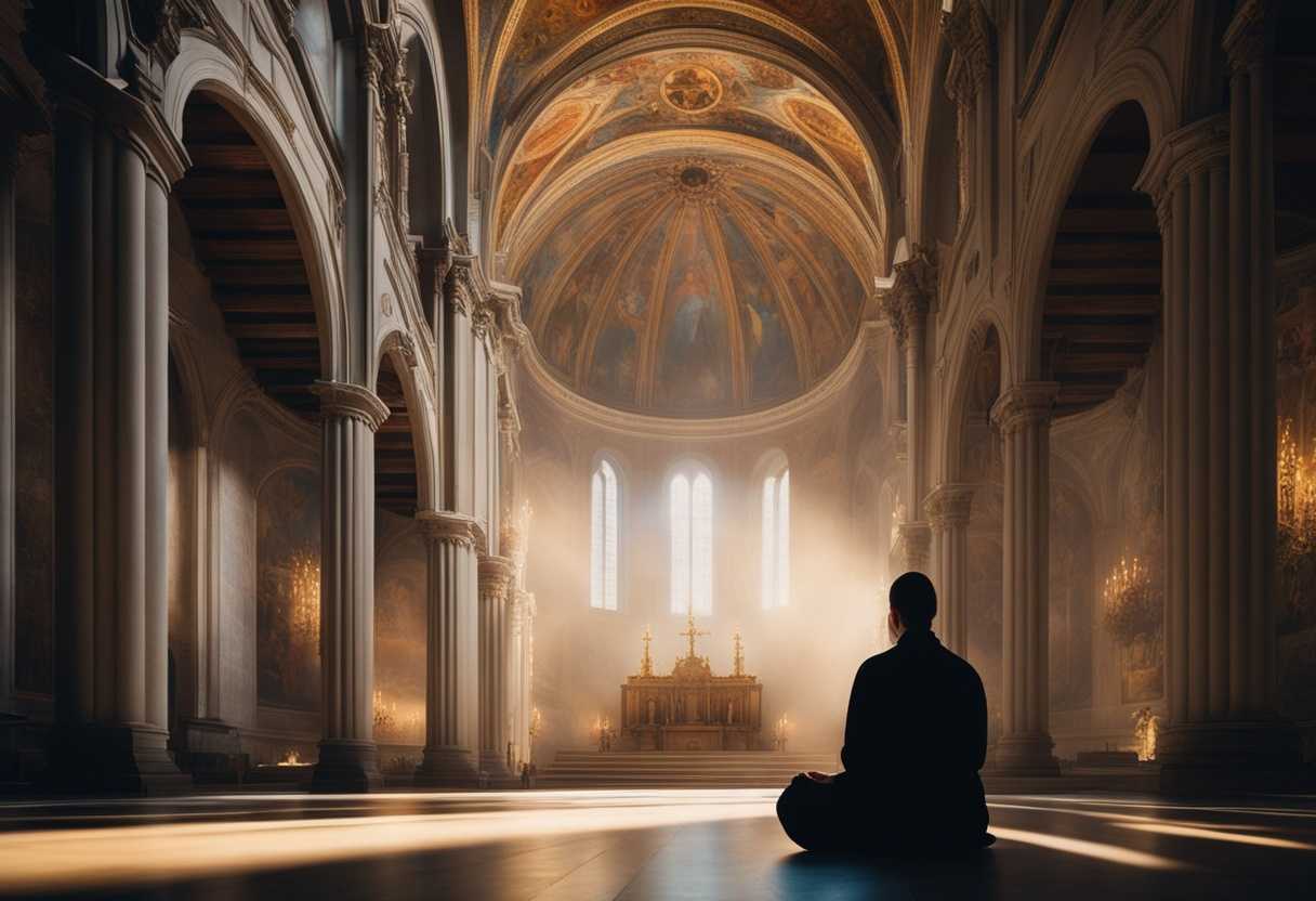 A-person-quietly-meditating-in-a-softly-lit-serene-church-feeling-a-deep-spiritual-connection_icwh