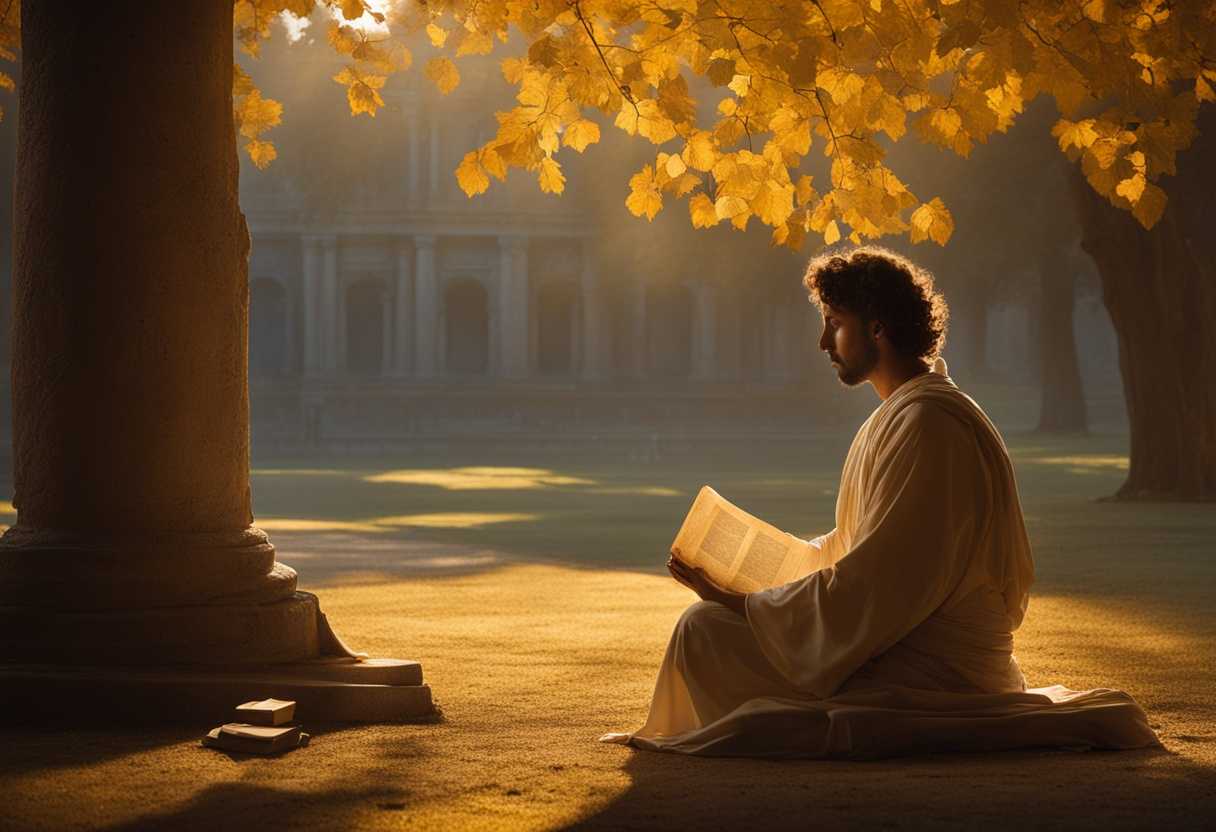 A-figure-meditates-under-a-tree-bathed-in-golden-light-surrounded-by-ancient-scrolls_jkrr