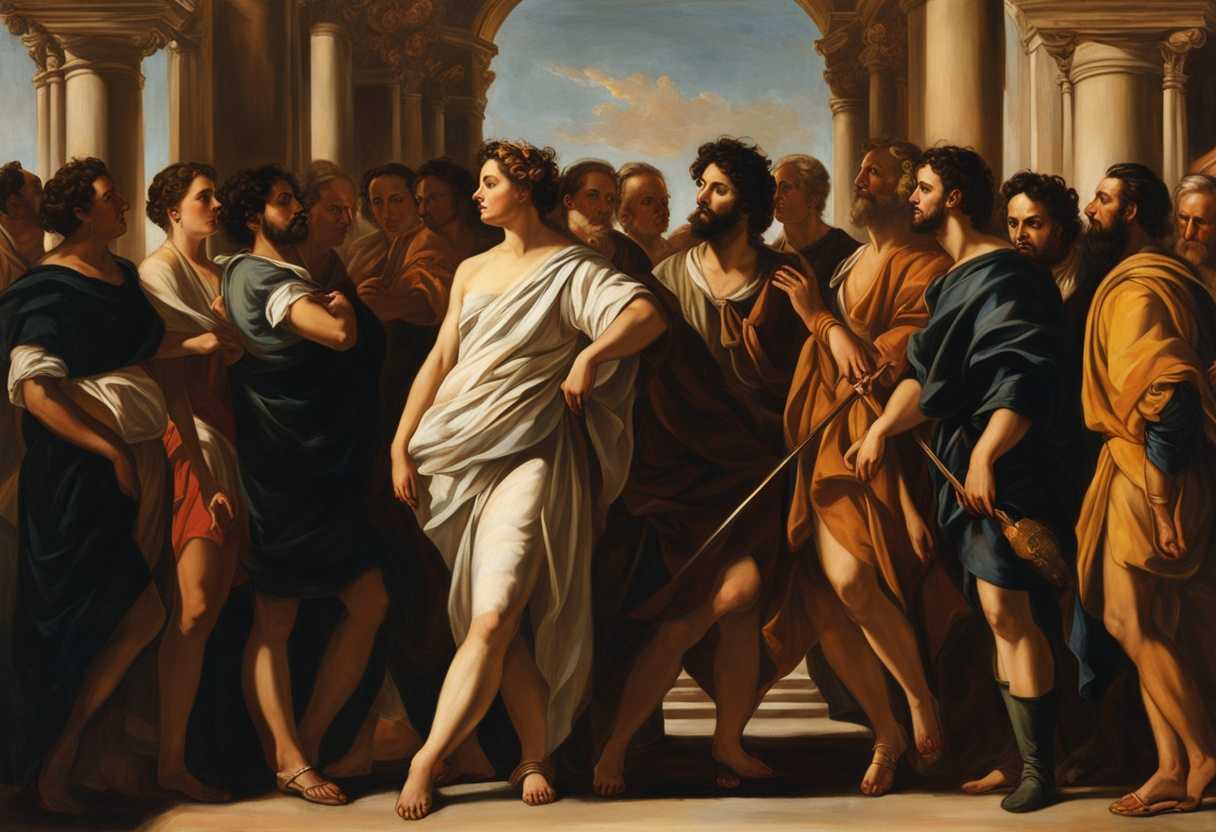 A-diverse-group-of-individuals-standing-in-a-circle-bathed-in-warm-sunlight-exuding-unity-and-dete_jxbc