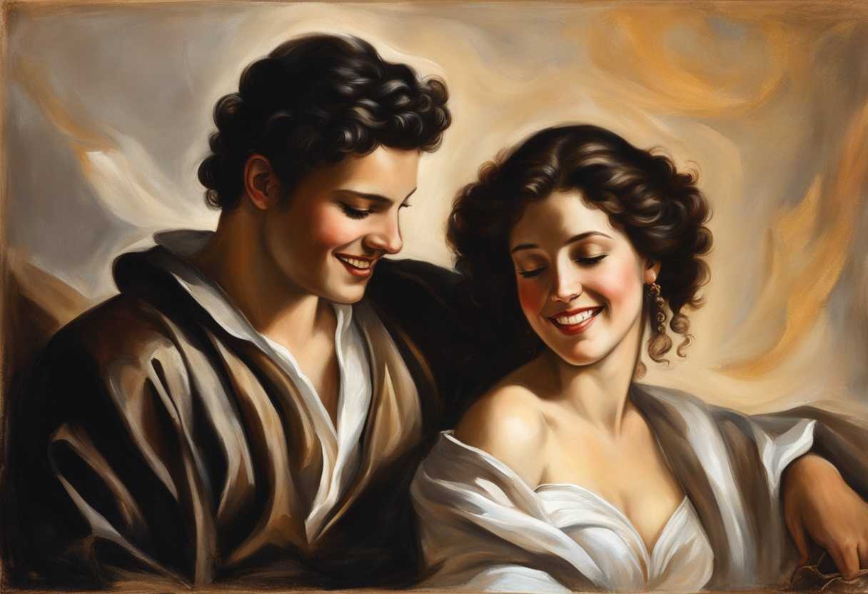 A-couple-sitting-close-sharing-a-gentle-smile-and-reassuring-gaze-in-warm-intimate-lighting_dput