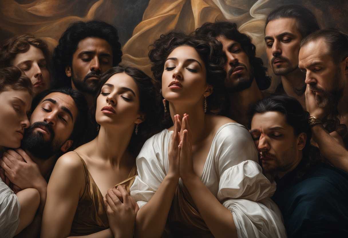 A-diverse-group-of-people-in-emotional-poses-detached-from-worldly-concerns-in-a-powerful-composit_qblu