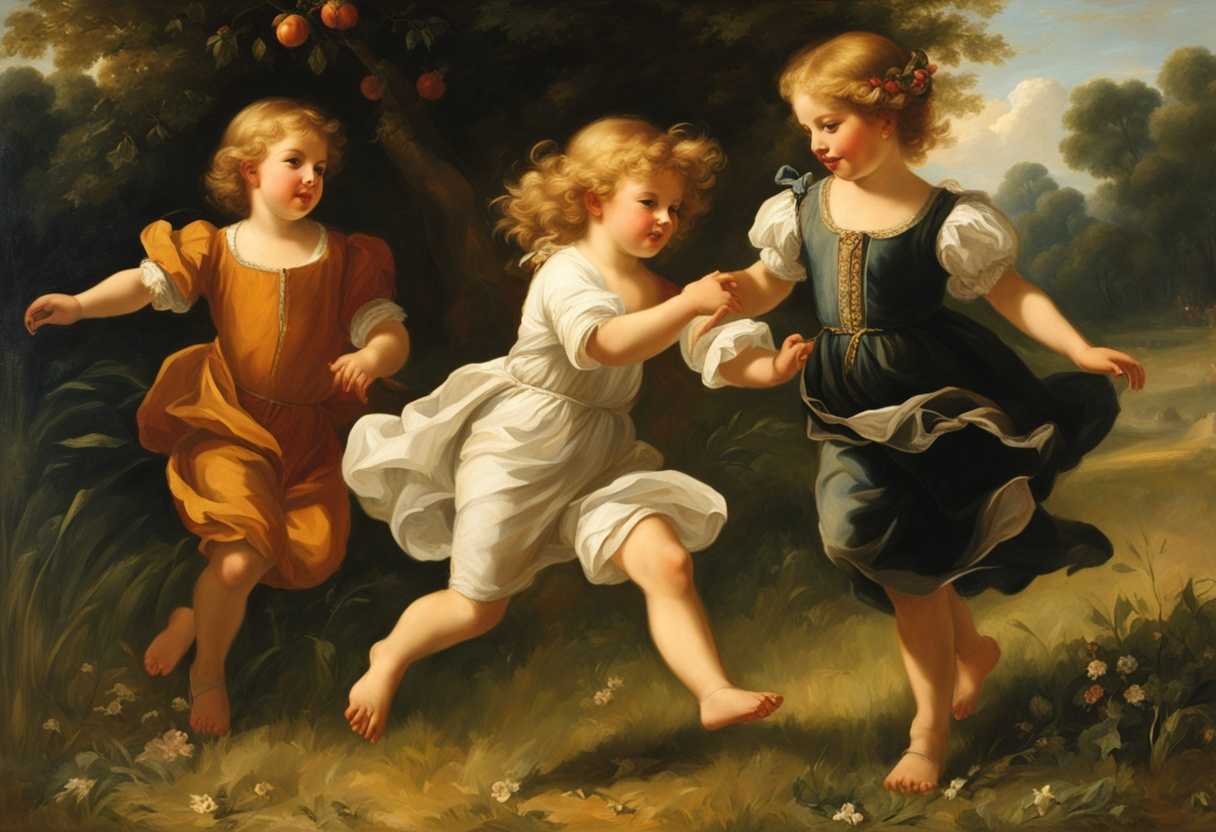 Children-frolic-in-a-sunlit-meadow-laughter-echoing-innocence-and-joy-captured-in-motion_pxsc