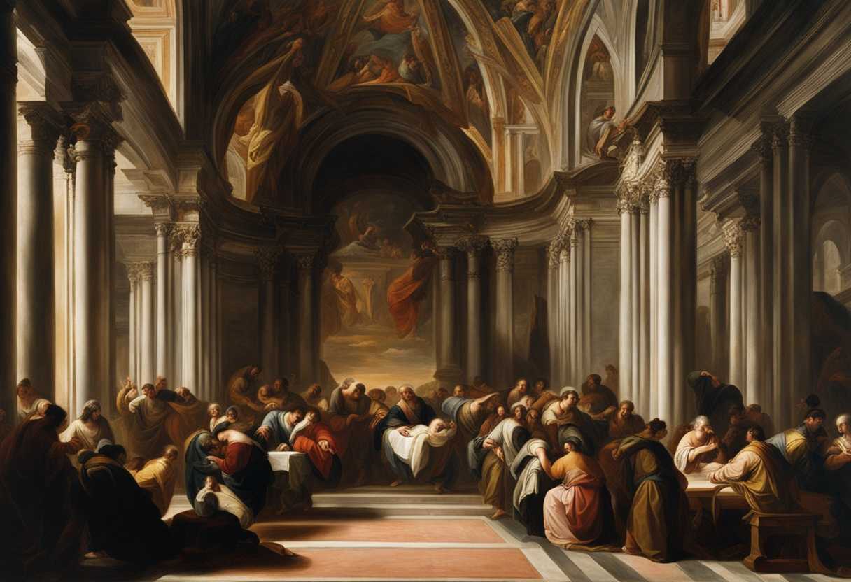 Believers-in-a-church-bathed-in-soft-light-praying-with-devotion-and-unity_iebt