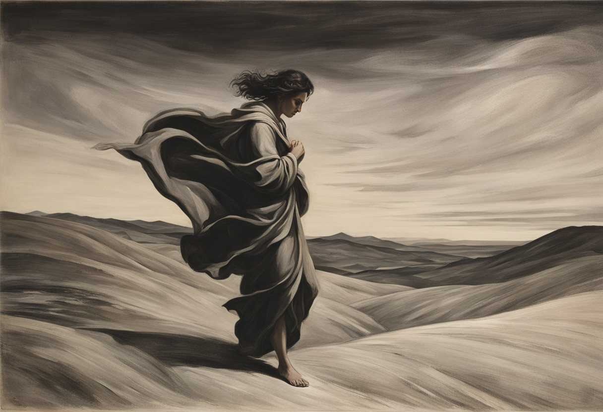 A-lone-figure-stands-in-a-desolate-landscape-wind-tousled-hair-expressing-determination-and-vulner_yslr