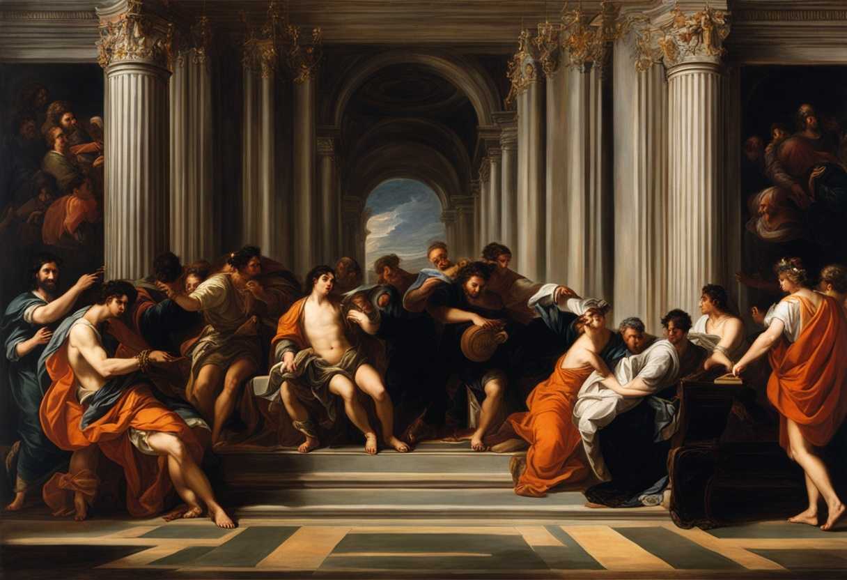 David-solemnly-passes-on-his-legacy-to-Solomon-Joab-Abner-Amasa-Barzillai-and-Shimei_lzmv