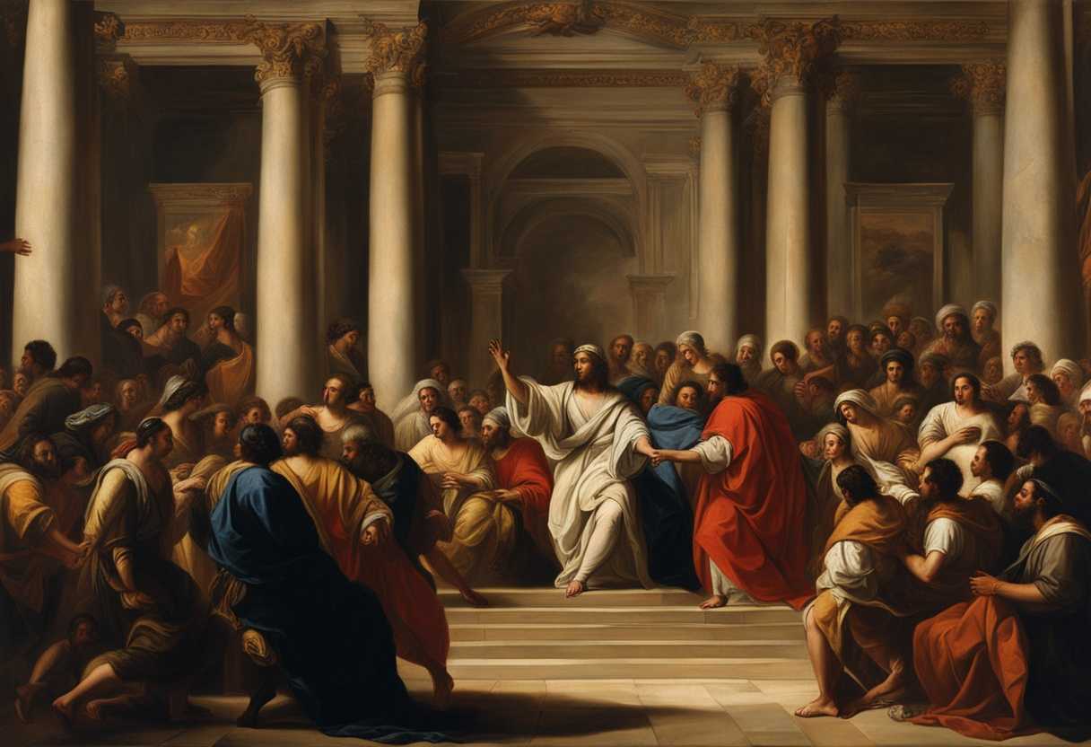 Diverse-crowd-in-awe-as-Solomon-imparts-wisdom-to-kings-fostering-cultural-unity-and-admiration_jzzc