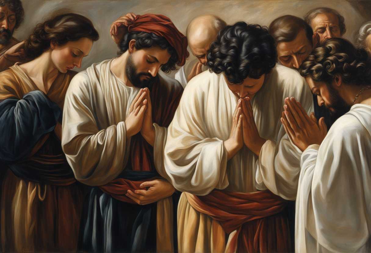 A-diverse-group-of-individuals-in-prayer-heads-bowed-hands-clasped-faces-serene_gnlc