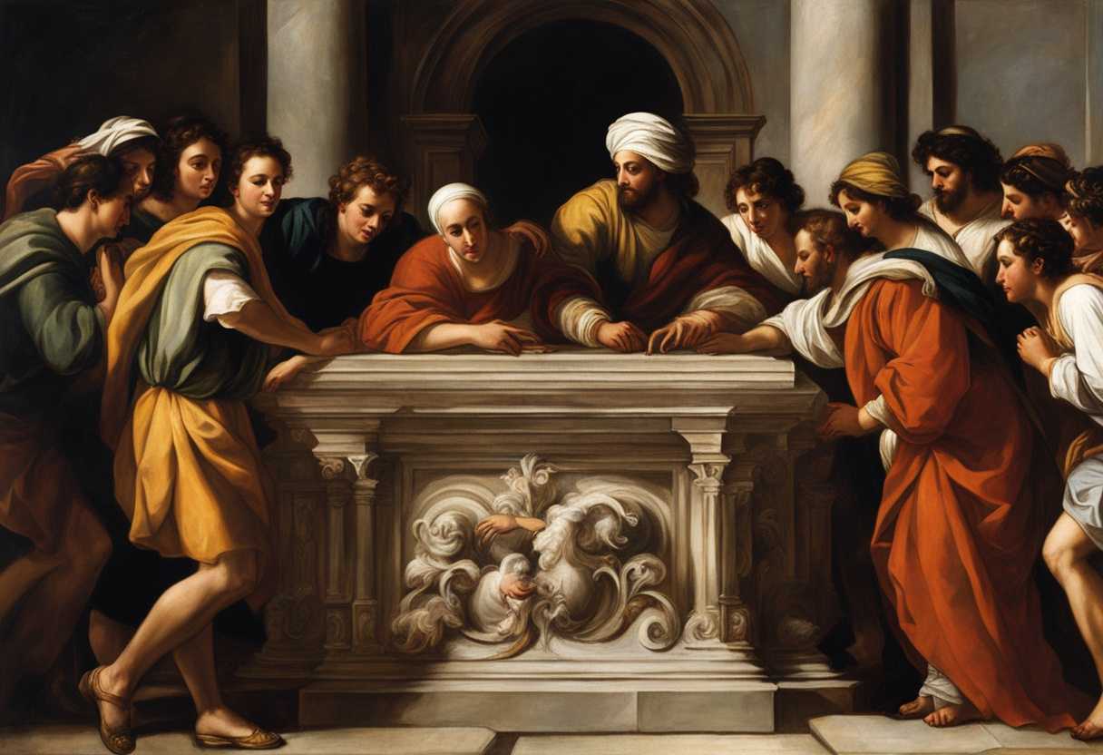 A-group-of-diverse-individuals-gather-around-a-stone-cornerstone-symbolizing-unity-and-faith_uqzz