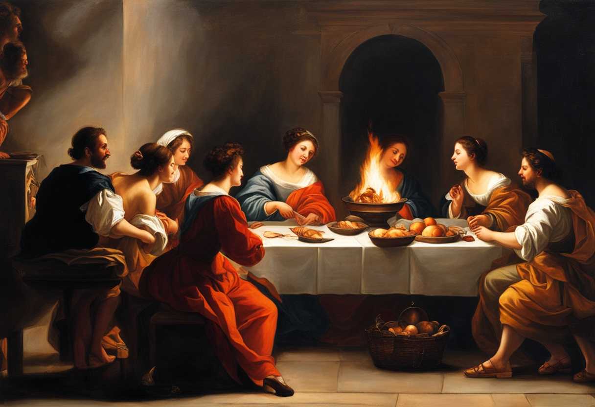 A-group-of-friends-gathered-around-a-cozy-fire-sharing-heartfelt-stories-and-laughter_wzkf