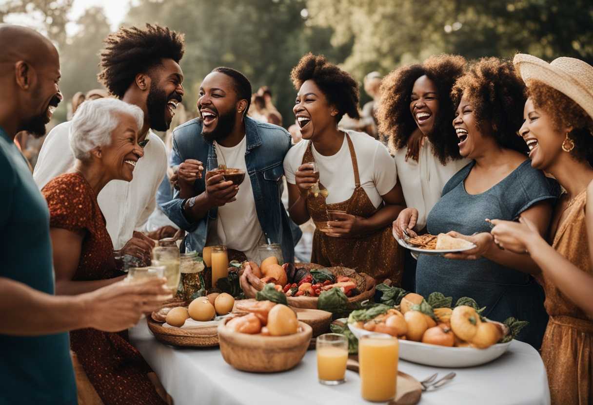 Community-picnic-diverse-group-laughing-sharing-food-and-supporting-each-other-with-genuine-care_lgwy